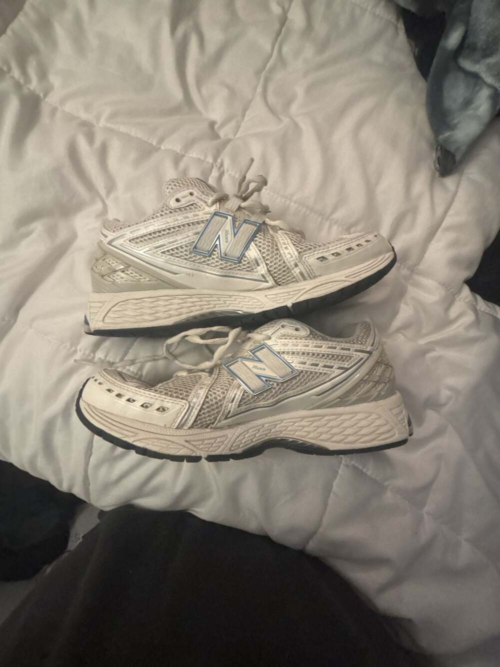 New Balance 1906R White Metallic Silver Blue Running Shoes